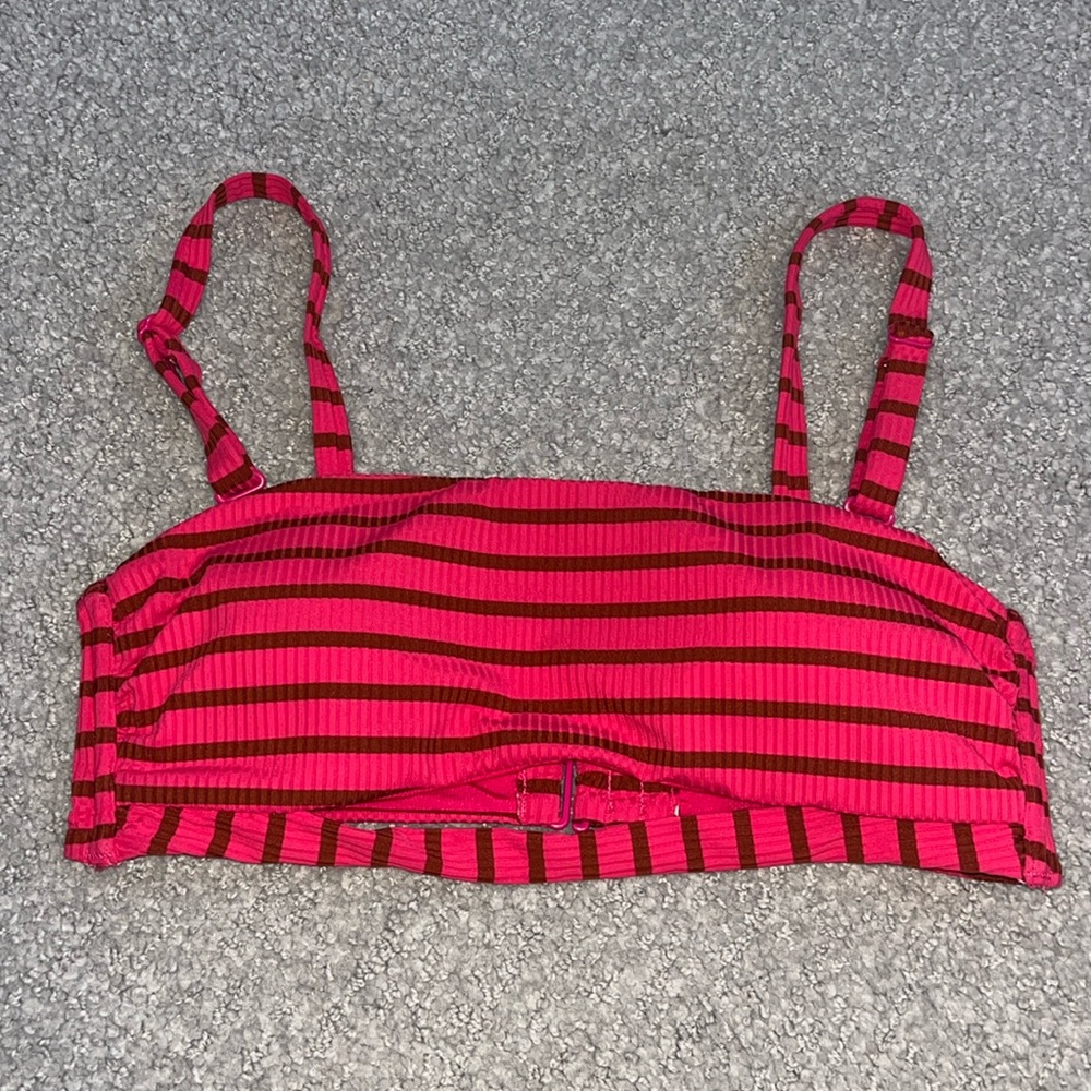 RVCA Striped Bathing Suit Top